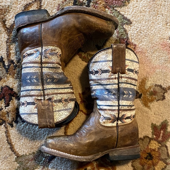 Roper Other - Roper child 9 Brown and Patterned Cowboy Boots